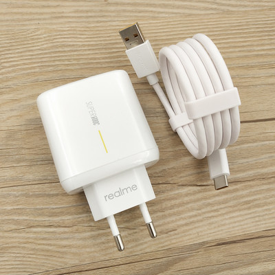 65 W SUPERDART Realme greitas įkroviklis 6A tipo C laidas SuperVooc skirtas Realme GT2 Pro Neo2 2T Q3 X7 X50 Pro 9i 8i 8 Pro Narzo 50 30 20