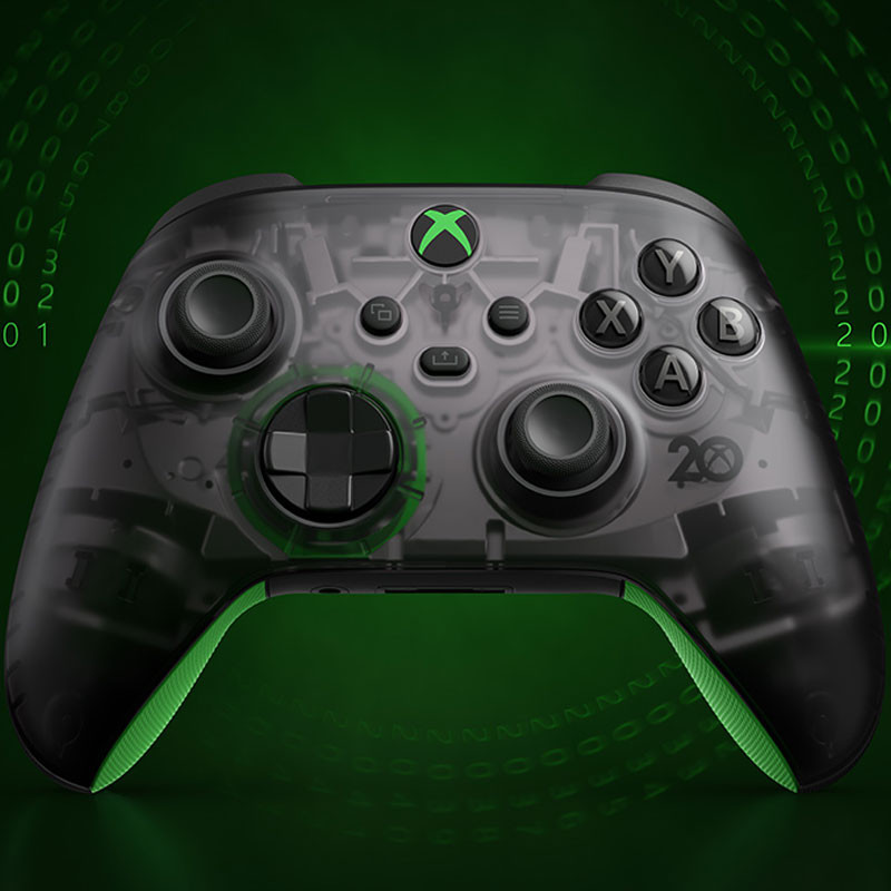 „Microsoft Xbox one“ valdiklis, belaidis žaidimų pultelis, skirtas „Xbox Series X“ „Xbox Series S“ žaidimų konsolėms, „Joystick“ 20-mečio leidimas