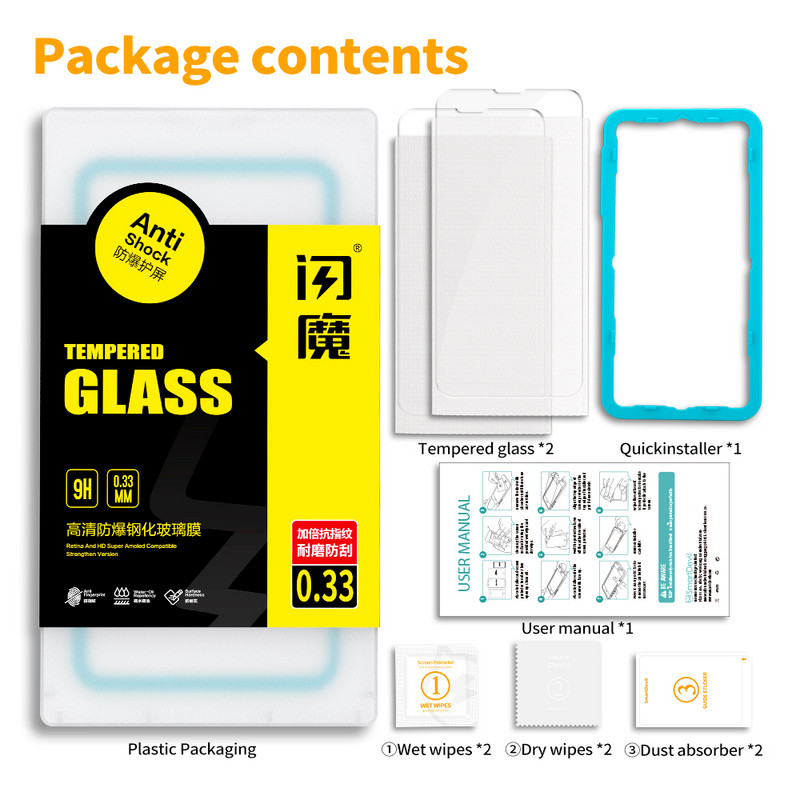 SmartDevil naujos matinio stiklo ekrano apsaugos, skirtos iPhone 13 Pro Max nuo pirštų atspaudų, skirtos Apple 13 Mini