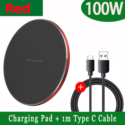 100 W belaidis įkroviklis, skirtas iPhone 14 13 12 Xs Max X XR 8 Plus greito įkrovimo padėklas, skirtas Ulefone Doogee Samsung Note 9 S10 Plus S21