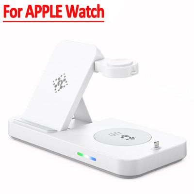 Suport de încărcare fără fir de 30 W Stație de andocare de încărcare rapidă pentru Apple Watch Samsung Huawei iPhone 14 13 12 Pro Max căști AirPods