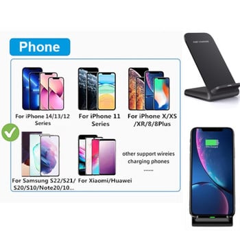 Βάση ασύρματης φόρτισης 30W για iPhone 14 13 12 11 Pro MAX XS XR X 8 Samsung S20 S21 S22 Φορτιστής τηλεφώνου βάσης γρήγορης φόρτισης