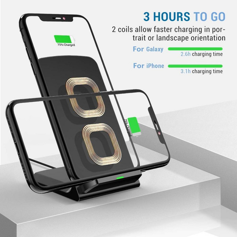 30 W vezeték nélküli töltőállvány iPhone 14 13 12 11 Pro MAX XS XR X 8 Samsung S20 S21 S22 gyorstöltő dokkolóállomáshoz telefontöltőhöz