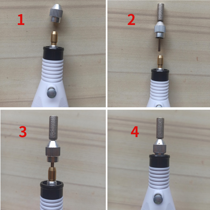 Elektromos körömfúró készlet lakk eltávolításához manikűr pedikűr 6db körömreszelő csiszolószalagok gépi körömdíszítő toll felszerelései