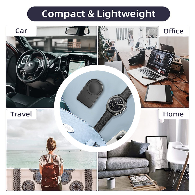 USB C bežični punjač za Samsung Galaxy Watch 5 Pro 5 4 3 Active 2 1 Klasični tip C kabel prijenosna magnetska stanica za brzo punjenje