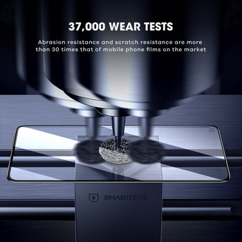 SmartDevil Diamonds Скрийн протектор за OnePlus 8T 9 9R 7 Взривозащитено HD Пълно покритие Стъкло против пръстови отпечатъци 9H против надраскване