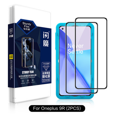 „SmartDevil Diamonds“ ekrano apsauga, skirta „OnePlus 8T 9 9R 7“, sprogimui atsparus HD pilnas dangtis stiklas, apsaugantis nuo pirštų atspaudų 9H nuo įbrėžimų