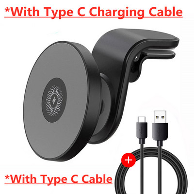 30 W magnetinio belaidžio automobilinio įkroviklio tvirtinimo stovas, skirtas saugoti iPhone 13 12 Mini Pro Max greito belaidžio įkroviklio automobilinio telefono laikiklis