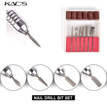 KADS Electric Nail Drill Machine Manicure Apparatus 35W 30000RPM Σετ εργαλείων μανικιούρ πεντικιούρ Εργαλείο λίμας νυχιών με φρέζα