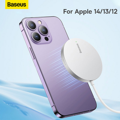 Baseus Simple Mini3 Magnetic Wireless Charger Pad за iPhone 14 13 12 Pro Max Samsung Xiaomi Huawei Phone Qi 15W Бързи зарядни устройства