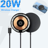 Macsafe greitas įkroviklis 20 W, skirtas iPhone 14 13 12 11 Pro Max Airpods, skirtas originaliam magnetiniam belaidžiam įkrovimui C tipo telefono priedams