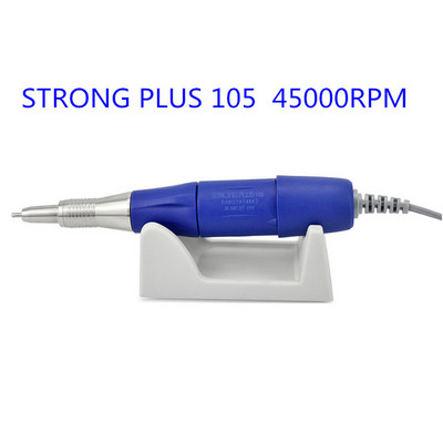 STRONG 210 45000 RPM 35K & 45K RPM MARATHON Mikromotorinis poliravimo nagų gręžimo rašiklis, rankinis įrankis 2,35 mm SDE-H37LN H37L1 102L 105