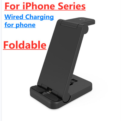 100 W 3 viename belaidžio įkroviklio stovas greito įkrovimo doko stotelė, skirta iPhone 14 13 12 11 Samsung S22 S21 Galaxy Apple Watch 8 7 6