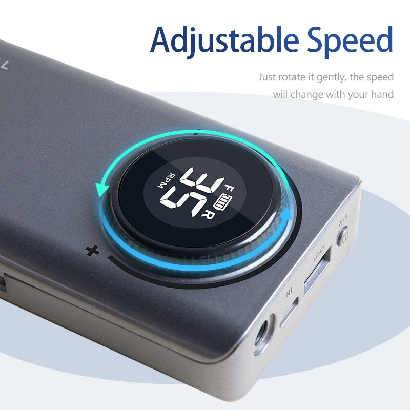 35000 RPM nagų gręžimo mašina, įkraunama nešiojama elektrinė nagų poliravimo mašina su frezavimo pjaustytuvu nagų manikiūrui