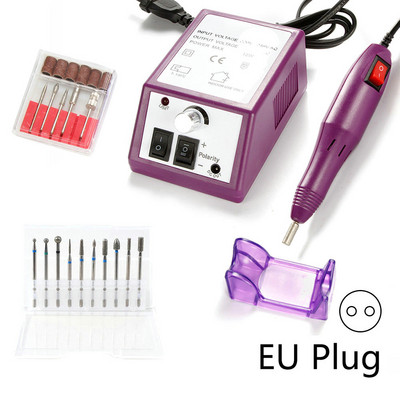Aparatură electrică pentru găurit unghii pentru manichiură 10 buc Freze Set burghie Gel pentru îndepărtarea cuticulelor Mașină pentru pedichiură Nail Art