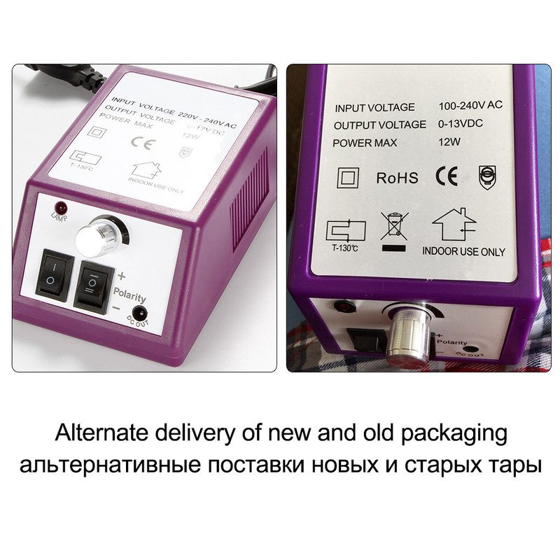 Aparatură electrică pentru găurit unghii pentru manichiură 10 buc Freze Set burghie Gel pentru îndepărtarea cuticulelor Mașină pentru pedichiură Nail Art