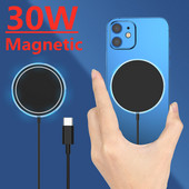 30 W magnetinio belaidžio įkroviklio padėklas, skirtas Macsafe iPhone 13 13promax 13pro 13mini 12 12pro 12promax 12mini greitas belaidis įkrovimas