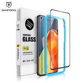 SmartDevil grūdintas stiklas, skirtas One Plus 10T 5G 9RT 8T 9 9R ekrano apsauginė plėvelė Juoda apsauginė apsauga Original Full Cover HD