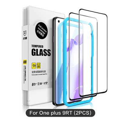 SmartDevil grūdintas stiklas, skirtas One Plus 10T 5G 9RT 8T 9 9R ekrano apsauginė plėvelė Juoda apsauginė apsauga Original Full Cover HD