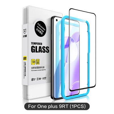SmartDevil grūdintas stiklas, skirtas One Plus 10T 5G 9RT 8T 9 9R ekrano apsauginė plėvelė Juoda apsauginė apsauga Original Full Cover HD