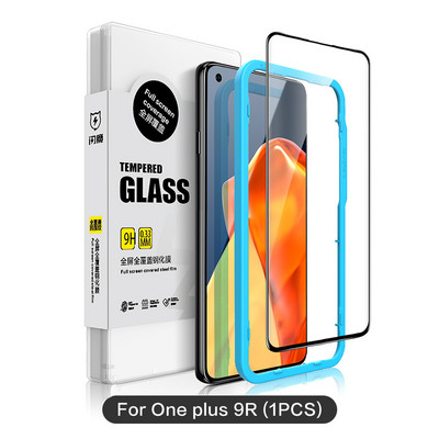 SmartDevil grūdintas stiklas, skirtas One Plus 10T 5G 9RT 8T 9 9R ekrano apsauginė plėvelė Juoda apsauginė apsauga Original Full Cover HD