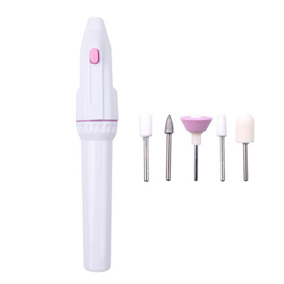 Komplet električnih bušilica za nokte Uklanjanje laka Manikura Pedikura 6 kom Turpija za nokte Trake za brušenje Stroj Uređaj za olovku za uređenje noktiju Oprema