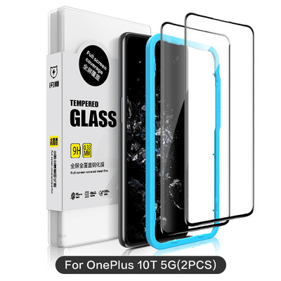 SmartDevil Screen Protector για Oneplus 10T 5G 9RT 9 9R Glass Full Coverag Tempered Glass HD Εργαλείο εγκατάστασης κατά των δακτυλικών αποτυπωμάτων
