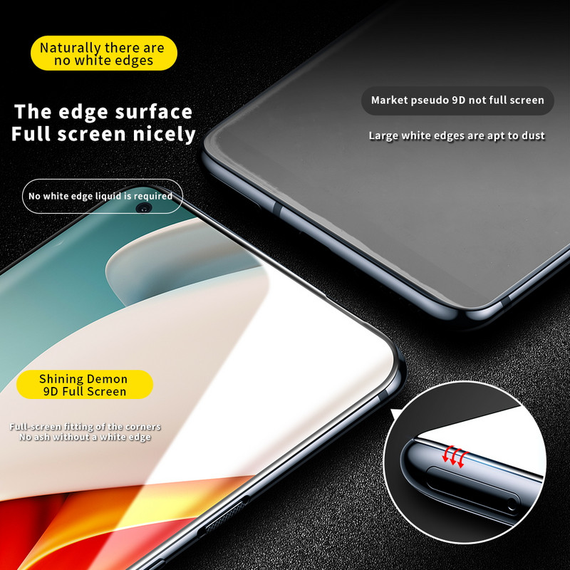 SmartDevil Screen Protector για Oneplus 10T 5G 9RT 9 9R Glass Full Coverag Tempered Glass HD Εργαλείο εγκατάστασης κατά των δακτυλικών αποτυπωμάτων