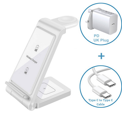 Novi stalak za bežični punjač 3 u 1 od 25 W za Samsung Z Fold 4 S22 S21 Galaxy Watch 5 4 3 Active 2 1 Buds Pro stanica za brzo punjenje