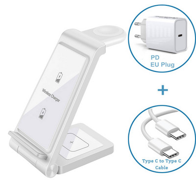 Novi stalak za bežični punjač 3 u 1 od 25 W za Samsung Z Fold 4 S22 S21 Galaxy Watch 5 4 3 Active 2 1 Buds Pro stanica za brzo punjenje