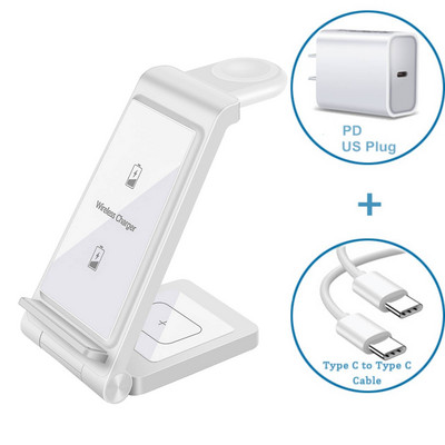 Novi stalak za bežični punjač 3 u 1 od 25 W za Samsung Z Fold 4 S22 S21 Galaxy Watch 5 4 3 Active 2 1 Buds Pro stanica za brzo punjenje