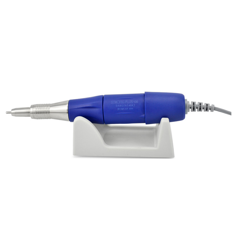 STRONG 210 plus 102L 105L rankena 35K & 40K & 45K RPM Mikromotorinis poliravimo rankinis įrankis elektrinis nagų gręžimo manikiūro aparatas