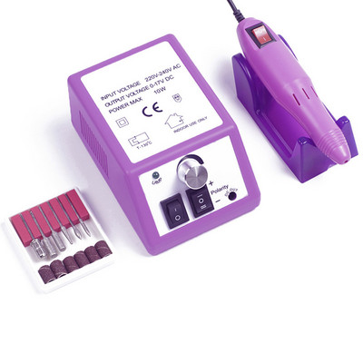 Manikiūro įrankiai Nagų gręžimo mašina Profesionalus nagų šlifuoklis gelio poliruoklis Gręžimo rašiklis Elektrinis manikiūro rinkinys Gelio pašalinimas