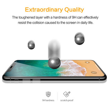 SmartDevil протектор за екран за iPhone 11 13 Pro Max 9H закалено стъклено фолио за 12/12 mini/12 Pro Max XR Xs Max Прозрачно пълно покритие