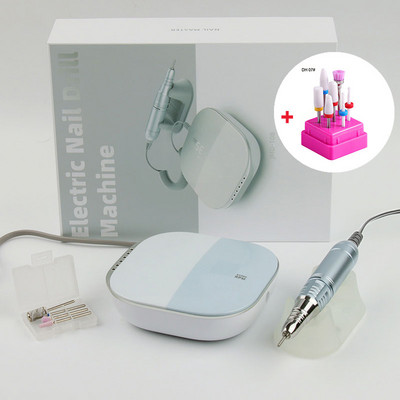 Naujo dizaino nagų grąžtas 35000 RPM elektrinis šlifuoklis Nail HD Display Manikiūro mašina nagams Profesionalus nagų tekinimo staklės manikiūro rinkinys