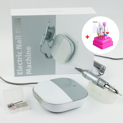 Naujo dizaino nagų grąžtas 35000 RPM elektrinis šlifuoklis Nail HD Display Manikiūro mašina nagams Profesionalus nagų tekinimo staklės manikiūro rinkinys