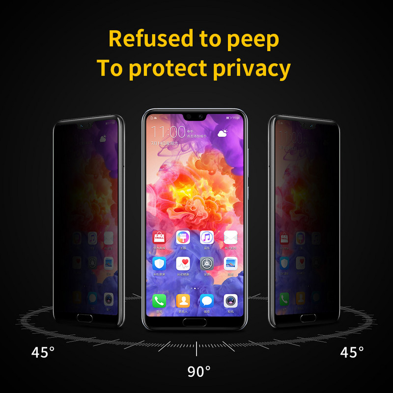 „SmartDevil Anti Glare“ ekrano apsauga, skirta „Huawei Honor 20 pro grūdintas stiklas Private for Honor 20“, apsauganti nuo privatumo