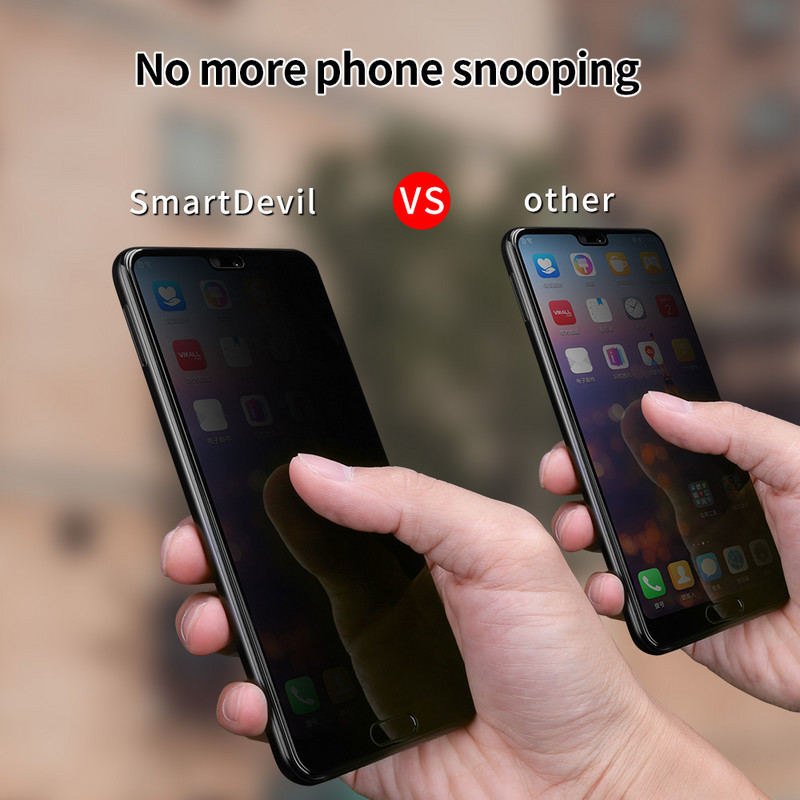 „SmartDevil Anti Glare“ ekrano apsauga, skirta „Huawei Honor 20 pro grūdintas stiklas Private for Honor 20“, apsauganti nuo privatumo