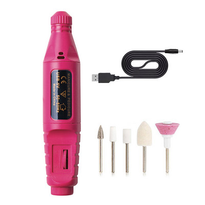 1 rinkinys elektrinių nagų gręžtuvų manikiūro grąžtų rinkinys manikiūro mašina nagų įranga Nešiojami nagų reikmenys profesionalams nagų dildė