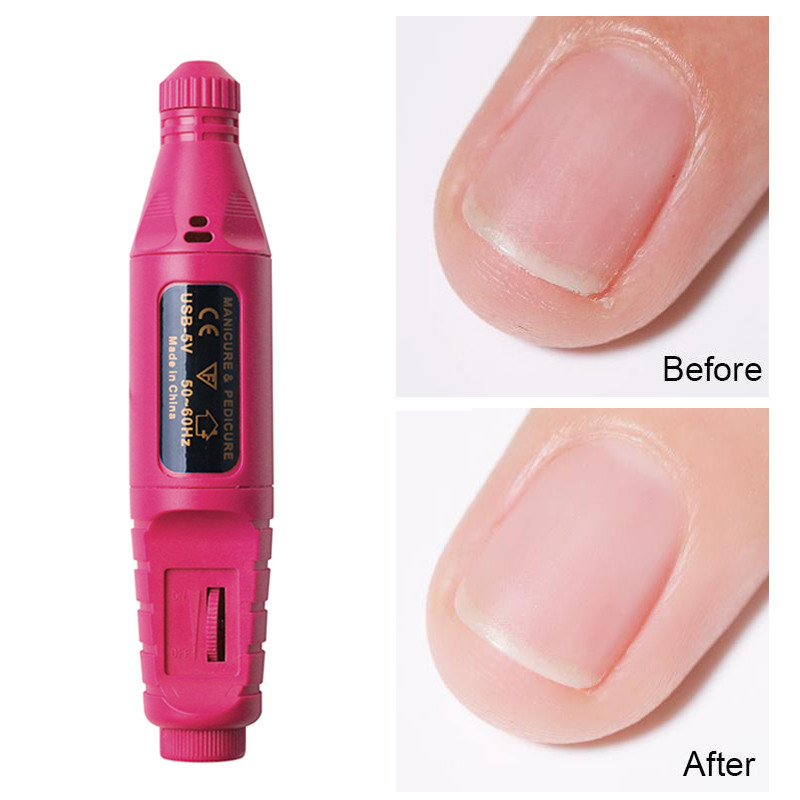 1 rinkinys elektrinių nagų gręžtuvų manikiūro grąžtų rinkinys manikiūro mašina nagų įranga Nešiojami nagų reikmenys profesionalams nagų dildė