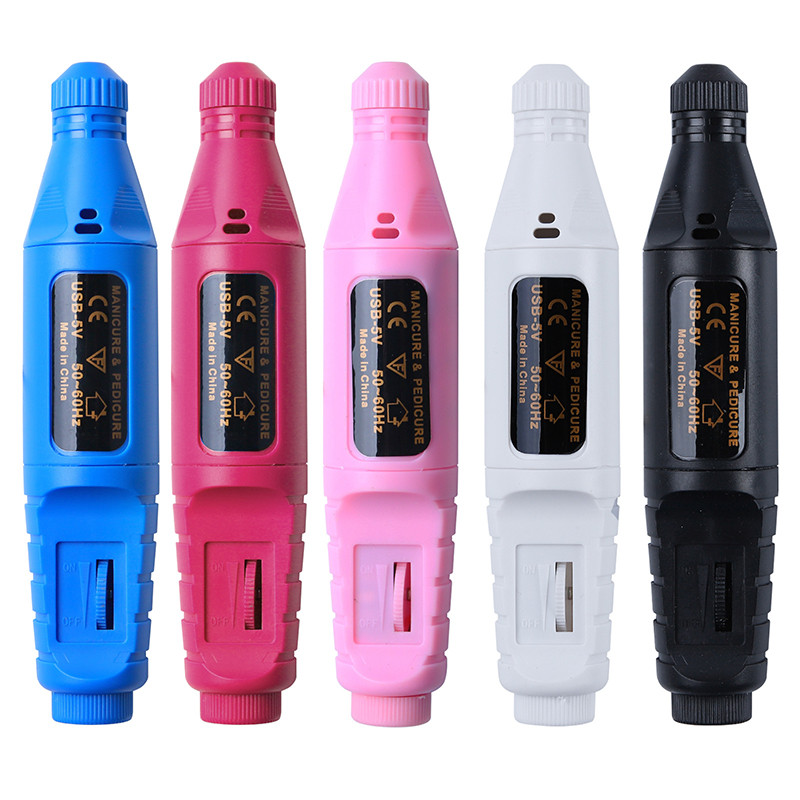 1 rinkinys elektrinių nagų gręžtuvų manikiūro grąžtų rinkinys manikiūro mašina nagų įranga Nešiojami nagų reikmenys profesionalams nagų dildė