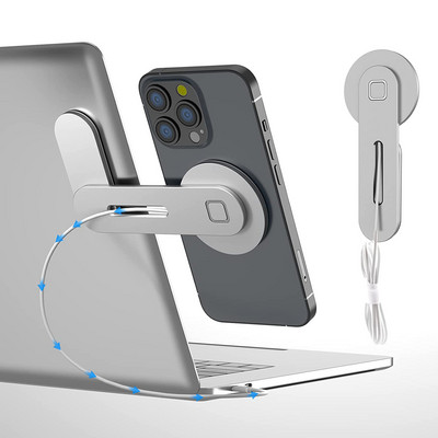 Magnetski bežični punjač od 15 W za MagSafe iPhone 14 13 12 Pro Max iPad iMac Podrška za zaslon Prijenosno računalo Držač za telefon Nosač za monitor