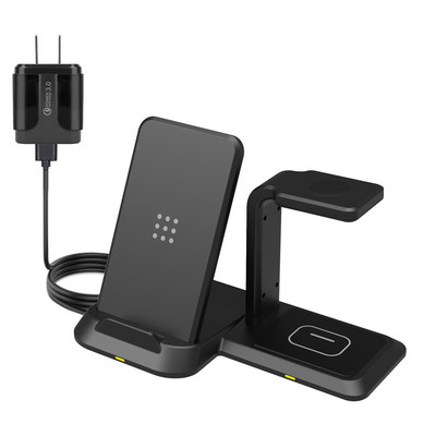 3 viename belaidžio įkroviklio doko stotis, skirta Samsung S22 Ultra S21 S20 S10 Note 20 10 9 belaidžiai įkrovikliai, skirti Samsung Galaxy Watch 4