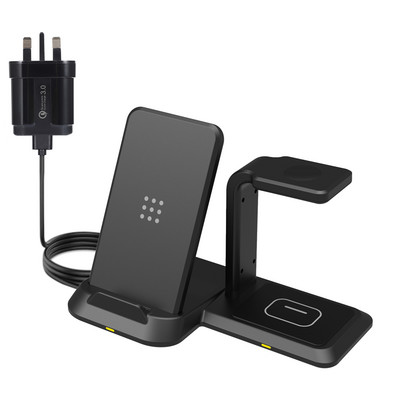 3 viename belaidžio įkroviklio doko stotis, skirta Samsung S22 Ultra S21 S20 S10 Note 20 10 9 belaidžiai įkrovikliai, skirti Samsung Galaxy Watch 4