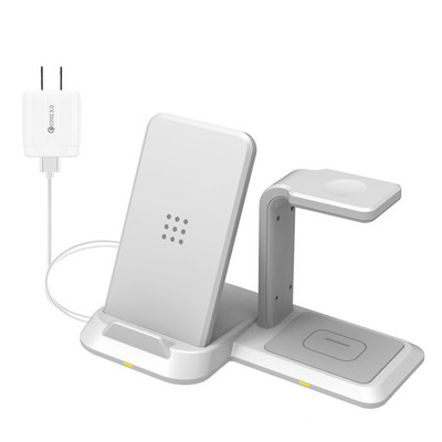 3 viename belaidžio įkroviklio doko stotis, skirta Samsung S22 Ultra S21 S20 S10 Note 20 10 9 belaidžiai įkrovikliai, skirti Samsung Galaxy Watch 4