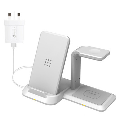 3 viename belaidžio įkroviklio doko stotis, skirta Samsung S22 Ultra S21 S20 S10 Note 20 10 9 belaidžiai įkrovikliai, skirti Samsung Galaxy Watch 4