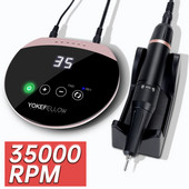 Naujo dizaino 35000 RPM elektrinis nagų gręžimo staklės jutiklinis jungiklis akrilinis nagų gelio lakas Mill Nail Art manikiūro mašina nagų šlifuoklis