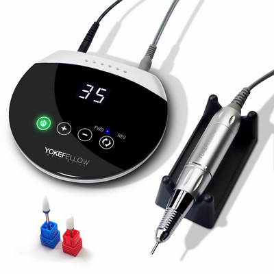 Naujo dizaino 35000 RPM elektrinis nagų gręžimo staklės jutiklinis jungiklis akrilinis nagų gelio lakas Mill Nail Art manikiūro mašina nagų šlifuoklis