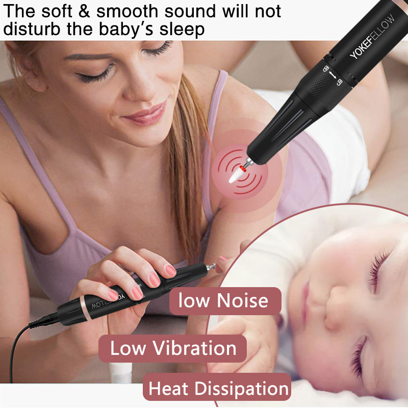 Naujo dizaino 35000 RPM elektrinis nagų gręžimo staklės jutiklinis jungiklis akrilinis nagų gelio lakas Mill Nail Art manikiūro mašina nagų šlifuoklis