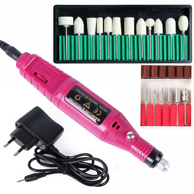 Pjaustytuvų rinkinys manikiūro mašinai Kvarcinis šveitimo akmuo deimantinės vilnos nagų grąžtas Rotary Burr šlifavimo malūno rinkinys SAHBS-011P